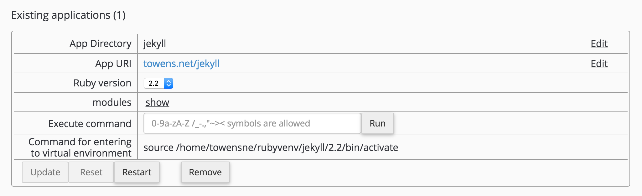 Running a Jekyll Site on Reclaim Hosting