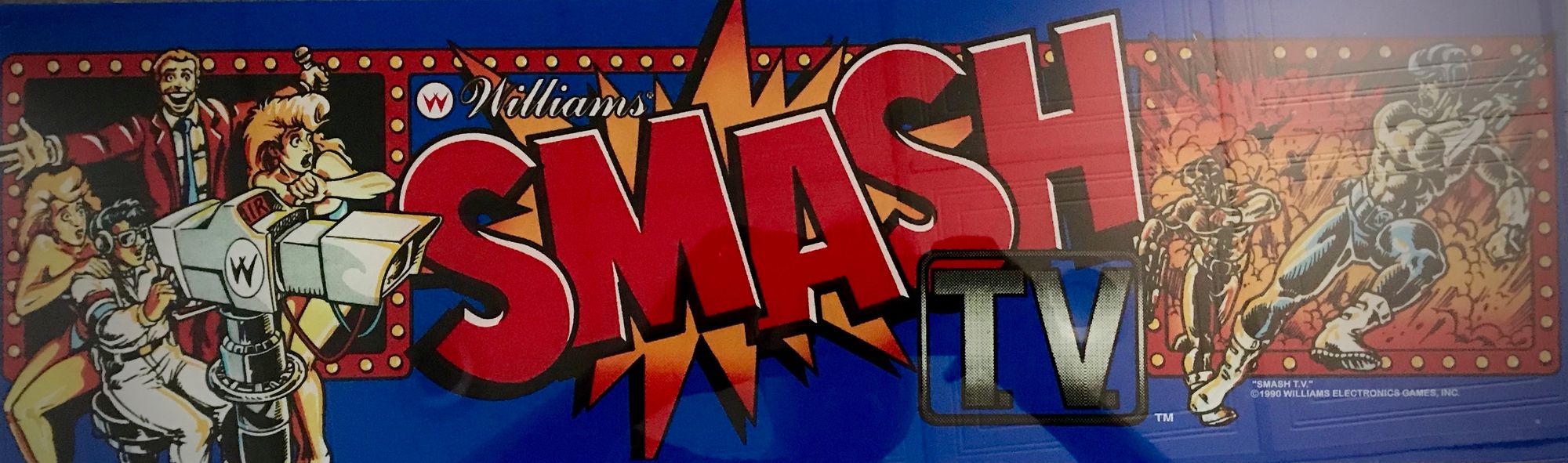 Smash T.V. 1990 Williams Mame Retro Arcade Games 